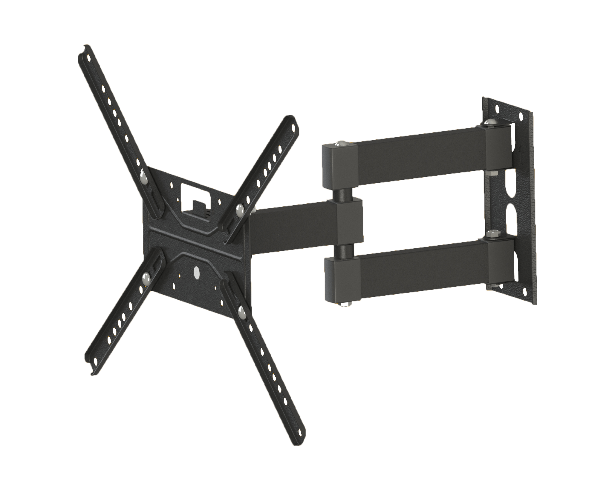 Suporte Triarticulado com Inclinação Tv de 14" a 55" Preto Multivisão